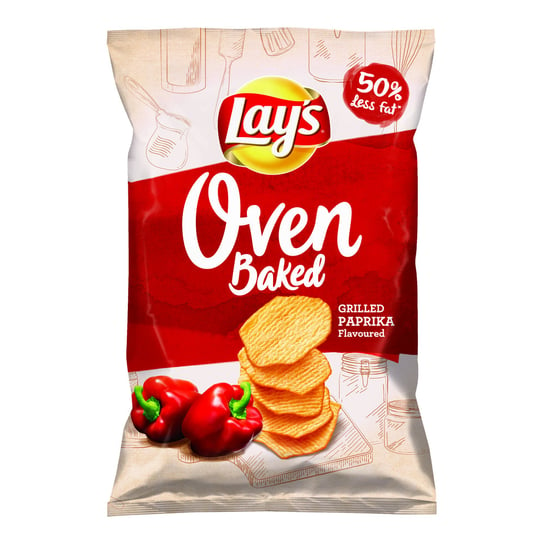 Lay's oven baked chipsy grillowana papryka 125g Lay's