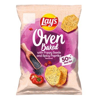 Lay's Oven Baked Papryka z ziarnami maku 110g Inna marka