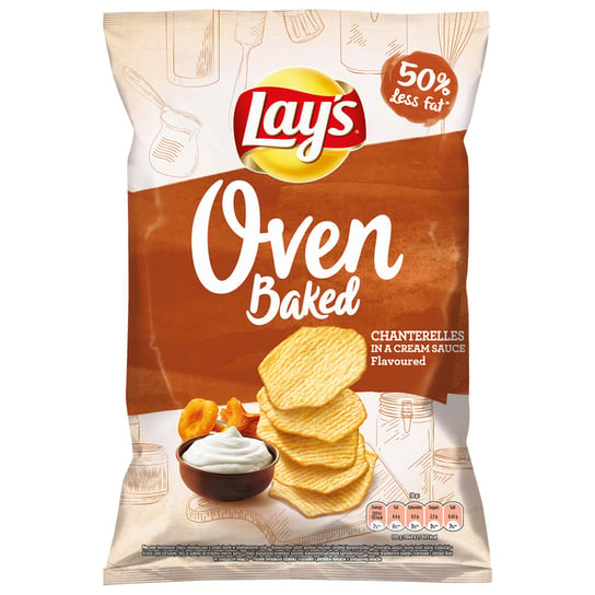 Lays oven baked chipsy smak kurki w śmietanie 125g Lay's