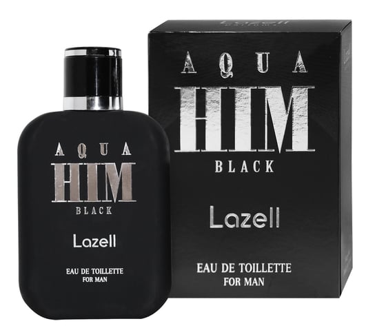 Lazell, Aqua Him Black, woda toaletowa, 100 ml Lazell