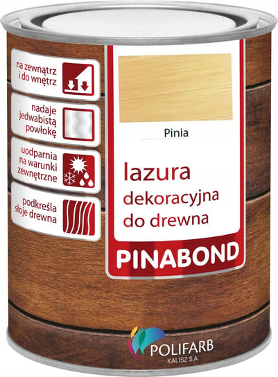 Lazura do Drewna Kolor PINIA 0,7L Polifarb Inna marka