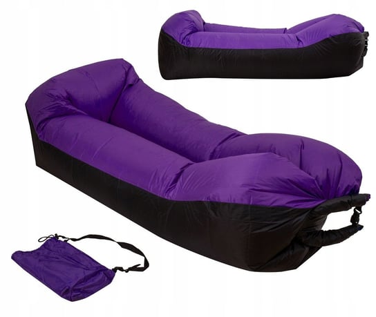 Lazy BAG SOFA łóżko dmuchane leżak 3 gen fioletowa Kontext