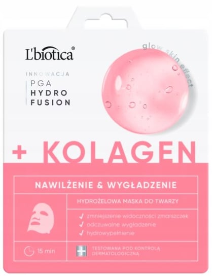 Lbiotica, Hydrożelowa Maska Do Twarzy Kolagen, 1 Szt. LBIOTICA / BIOVAX