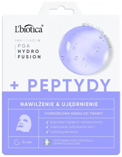 Lbiotica, Hydrożelowa Maska Do Twarzy Peptydy, 1szt. LBIOTICA / BIOVAX