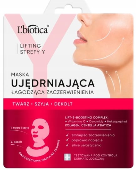 Lbiotica, Lifting Strefy Y, Ujędrniająca Maska, 1 Szt. LBIOTICA / BIOVAX