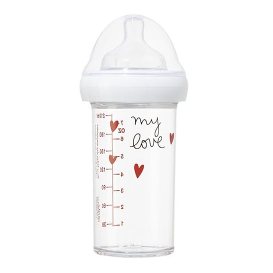 Le Biberon Français butelka ze smoczkiem dla niemowląt 6 m+ tritanowa My Love, 210 ml Inny producent