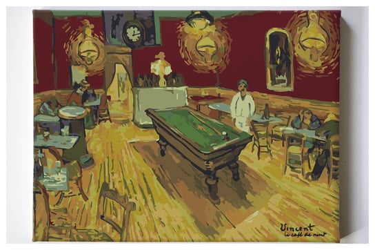 Le Café De Nuit Vincent Van Gogh Malowanie po numerach Akrylowo