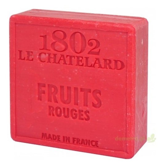 Le Chatelard, kwadratowe mydło marsylskie Czzerwone Owoce, 100 g Le Chatelard 1802