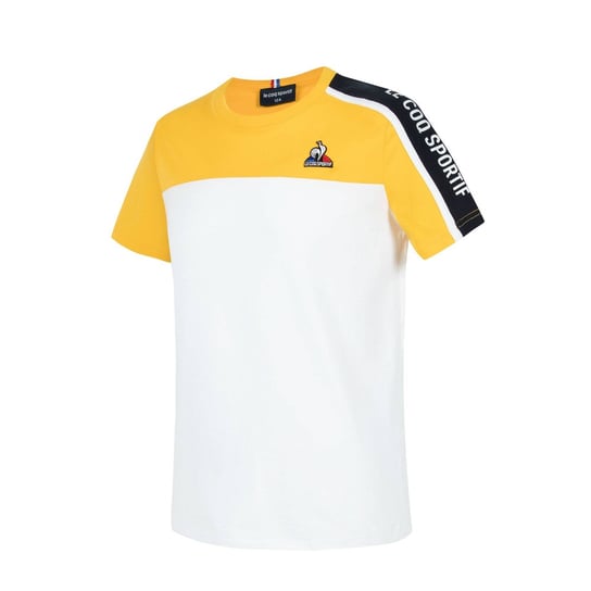 Le coq sportif SAISON Tee SS N°1 Enfant N.Opt White/ Lemoon Junior 2210506 - 6A Le Coq Sportif