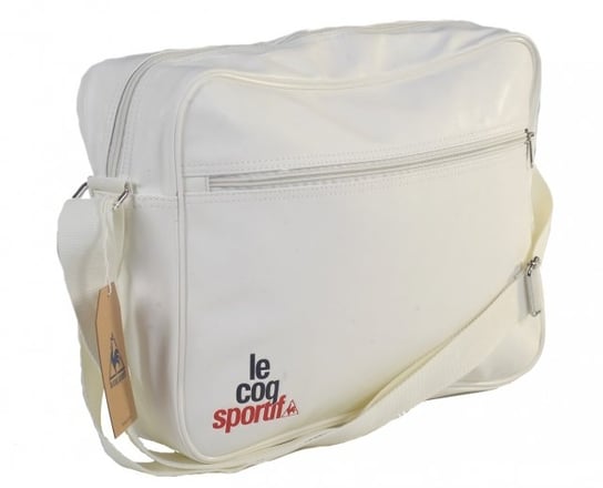 Le Coq Sportif, Torba damska, Ligne Logo Reporter, biały, 10x45x36 cm Le Coq Sportif