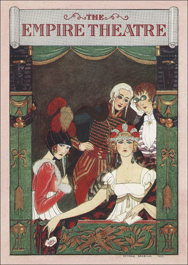 Le gout des chales: France XXe siècle, George Barbier - plakat 42x59,4 cm Galeria Plakatu