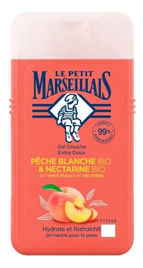 Le Petit Marseillais Żel pod prysznic Bio Biała Brzoskwinia i Bio Nektarynka 250ml Le Petit Marseillais