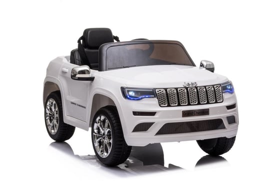 LEAN Cars, Auto na Akumulator Jeep Grand Cherokee Biały JJ2055 LEAN CARS