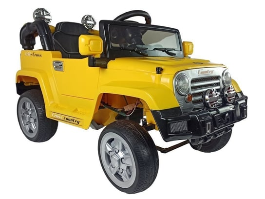 LEAN Cars, Auto na Akumulator Jeep JJ245 Żółty LEAN CARS