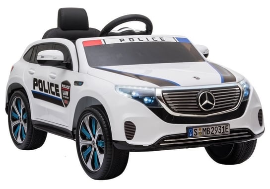 LEAN Cars, Auto na Akumulator Mercedes EQC 400 Policja Biały LEAN CARS