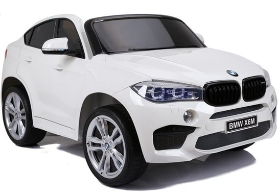 LEAN Cars, Auto Na Akumulator NOWE BMW X6M Białe LEAN CARS