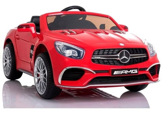 LEAN Cars, Pojazd na Akumulator Mercedes SL65 LCD Czerwony LEAN CARS