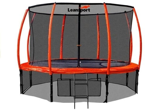 LEAN Sport, Trampolina ogrodowa z siatką wewnętrzną Lean Sport Best, 10 ft LEAN Sport