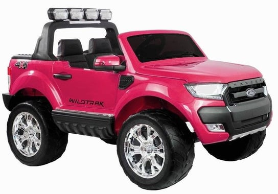 Lean Toys, auto na akumulator Ford Ranger 4x4 Różowy Lakier LCD LEAN CARS