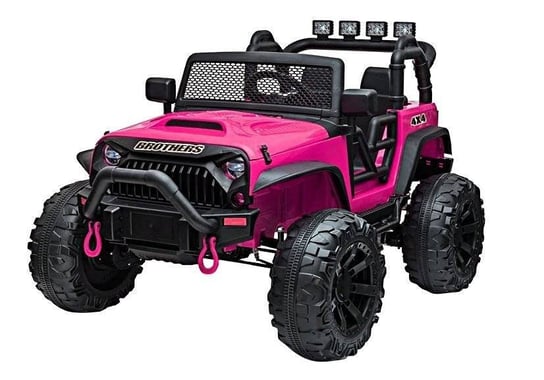 Lean Toys, auto na akumulator Jeep JC666, różowy LEAN CARS