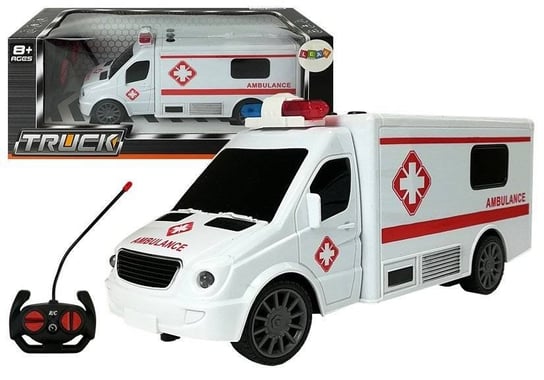 Lean Toys, auto zdalnie sterowane R/C Ambulans Lean Toys