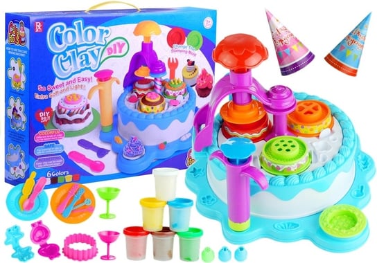 Lean Toys, ciastolina Zestaw Urodzinowy Lean Toys
