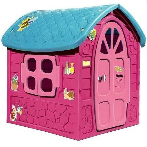 Lean Toys, domek ogrodowy dla dzieci, różowy Lean Toys
