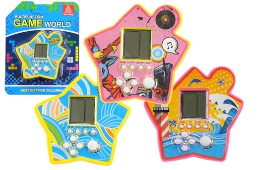 Lean Toys, gra elektroniczna kieszonkowa Tetris Gwiazdka Lean Toys