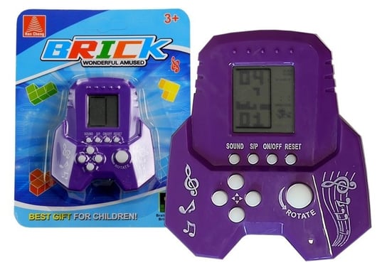 Lean Toys, gra elektroniczna Tetris Bricks Rakieta Lean Toys