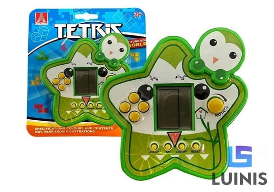 Lean Toys, gra elektroniczna tetris gwiazdka zielona Lean Toys