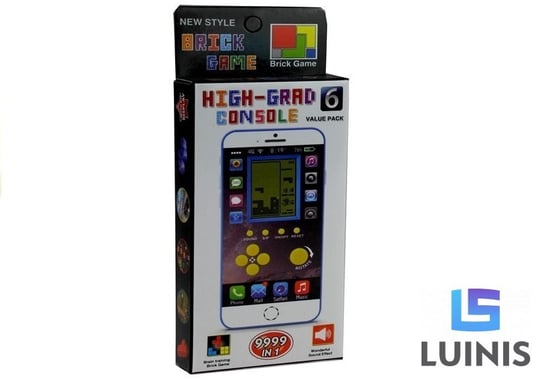 Lean Toys, gra elektroniczna tetris kieszonkowa wersja ,wydanie kieszonkowe Lean Toys