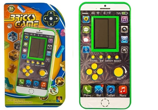 Lean Toys, gra elektroniczna Tetris Komórka Lean Toys