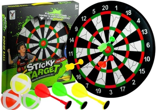 Lean Toys, gra sportowa Na Rzepy Sticky Target Lean Toys