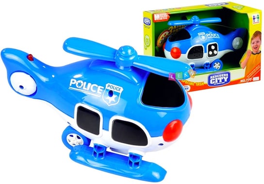Lean Toys, helikopter policyjny z dźwiękiem Lean Toys