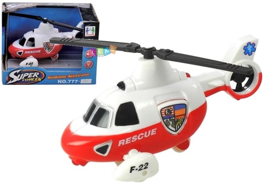 Lean Toys, helikopter ratowniczy Super Forces z dźwiękiem Lean Toys