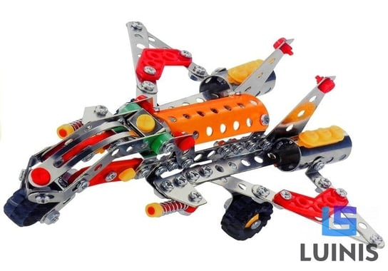 Lean Toys, klocki konstrukcyjne myśliwiec samolot 199 części Lean Toys