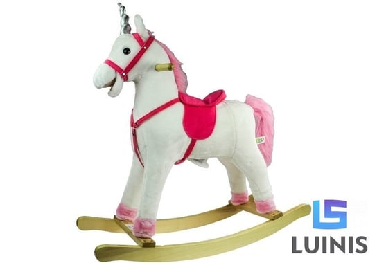 Lean Toys, koń na biegunach Jednorożec Lean Toys