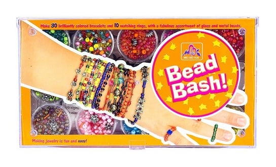 Lean Toys, koraliki mulina do bransoletek Bead Bash Lean Toys