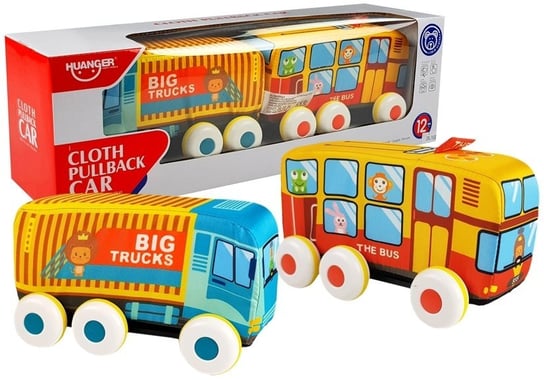 Lean Toys, miękki autobus z napędem Lean Toys