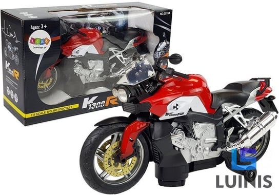 Lean Toys, motocykl na baterie czerwony Lean Toys