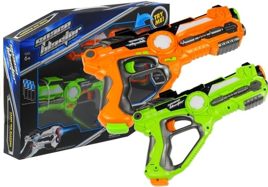 Lean Toys, pistolet laserowy Laser Tag Paintball, 2 szt. Lean Toys