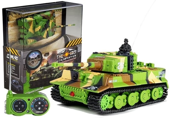 Lean Toys, pojazd Czołg z klocków zdalnie sterowany Lean Toys