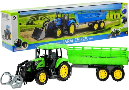 Lean Toys, pojazd rolniczy Traktor Gigant z przyczepą Lean Toys