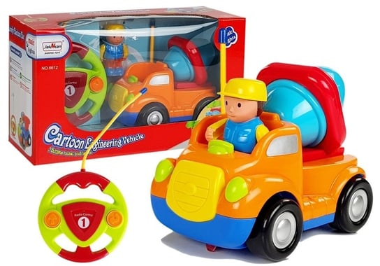 Lean Toys, pojazd zdalnie sterowany Betoniarka Lean Toys