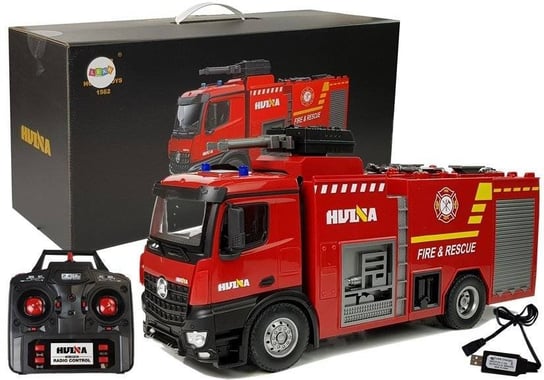 Lean Toys, pojazd zdalnie sterowany Straż Pożarna 1:14 2.4GHz model 1562 Huina Lean Toys