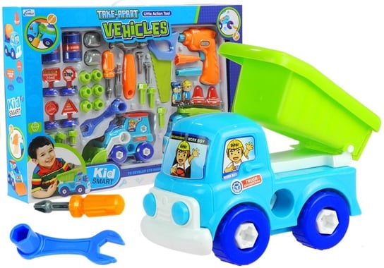 Lean Toys, pojazdy budowalne do rozkręcania, zestaw Lean Toys