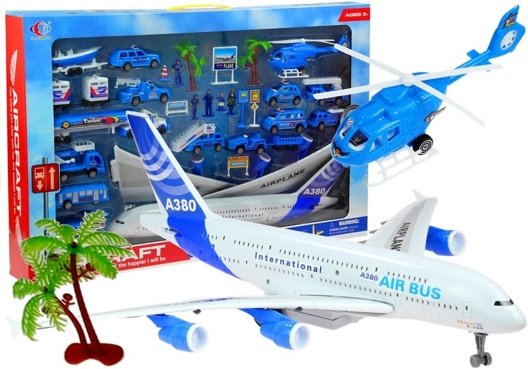 Lean Toys, pojazdy lotnicze Lotnisko, zestaw Lean Toys