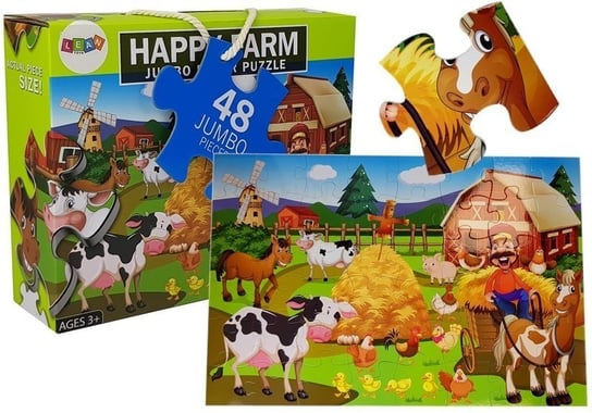 Lean Toys, puzzle, Farma Zwierzęta, 48 el. Lean Toys