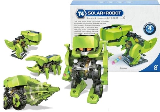 Lean Toys, robot solarny 4w1 Dinozaur Lean Toys