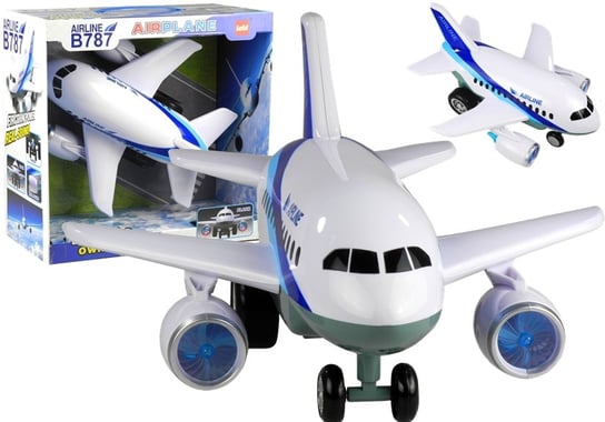 Lean Toys, samolot Boeing 787 Airplane Światło Lean Toys